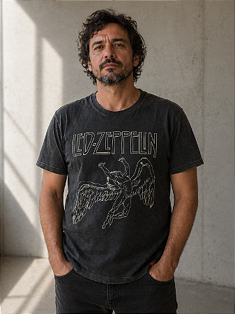 LED ZEPPELIN ÍCARO - PRETA