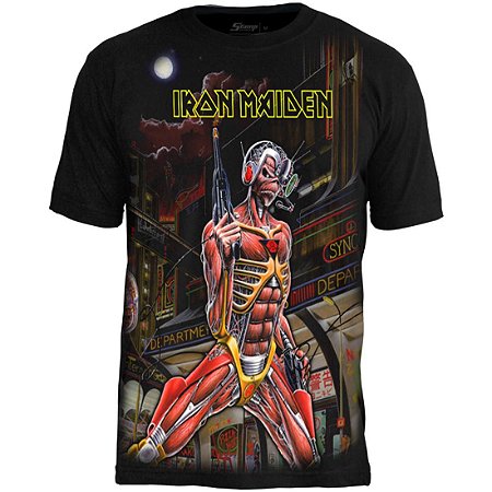 IRON MAIDEN SOMEWHERE IN TIME STAMP PRE 042