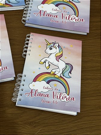 CADERNO ESCOLAR A5 | PERSONALIZAÇÃO TEMA E NOME