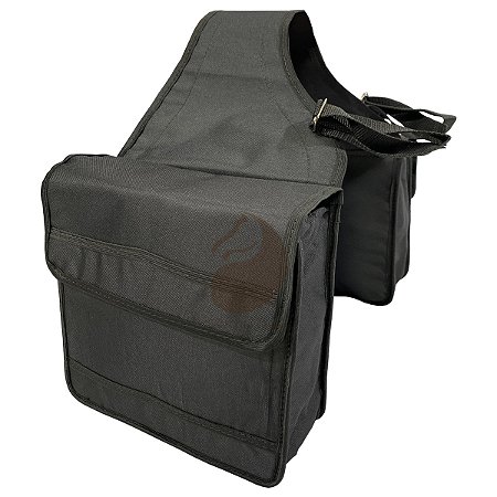 Alforge Térmico Lona Impermeavel Preto Para Cavalos Selas Arreios