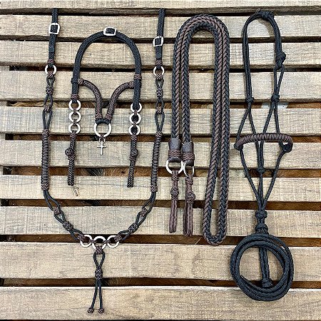 Traia de Frente - Preto / Marrom