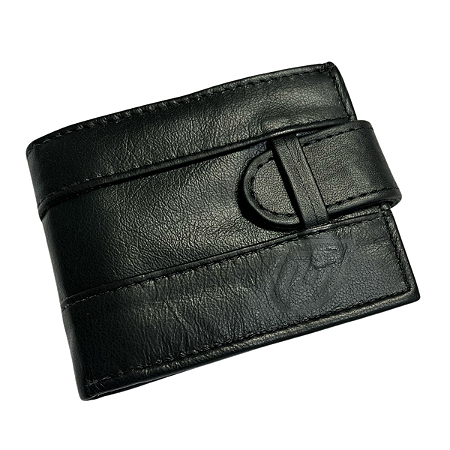 Carteira Couro Legitímo Preto