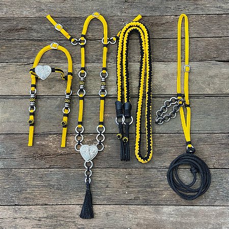 Traia de Frente - Amarelo / Preto