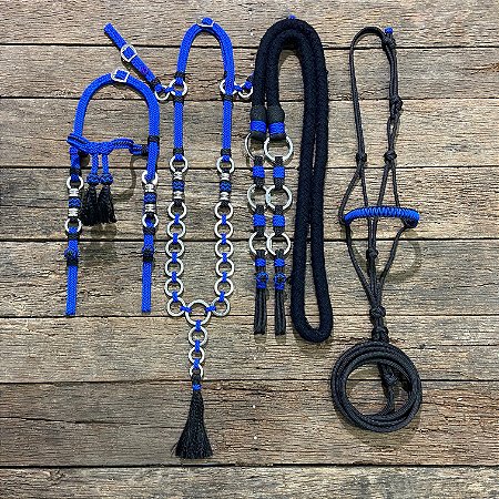 Traia de Frente - Azul / Preto