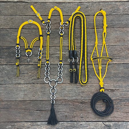 Traia de Frente - Amarelo / Preto