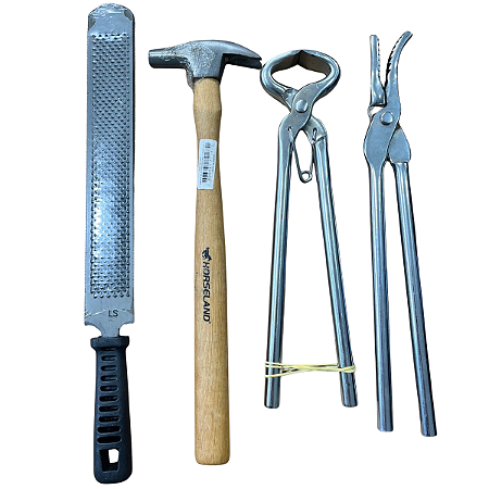 Kit Ferrador Profissional Casqueamento Cavalo