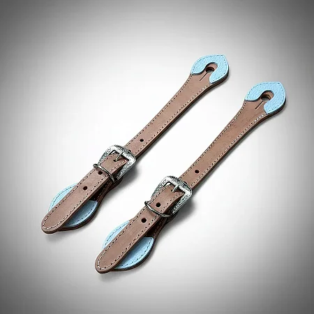 Correia De Espora Vinagre Luxo Couro Legitimo Detalhe Fivela