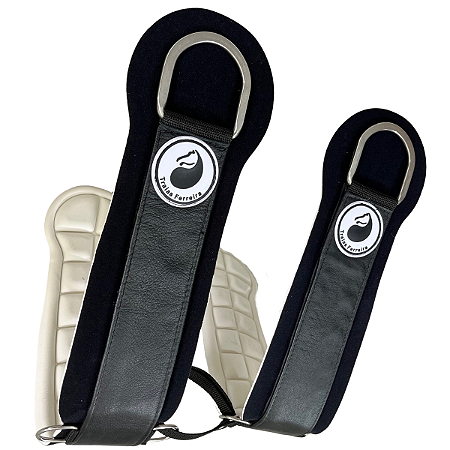 Par de Barrigueira Airflex Anatômica De Couro Traias Ferreira