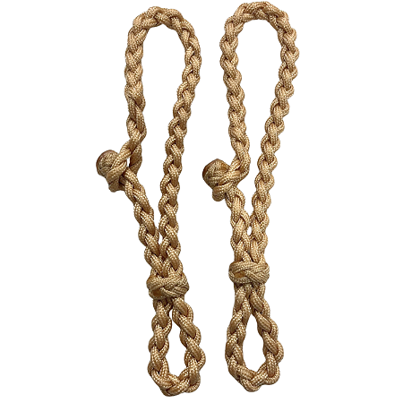 Biqueira de Rédea de Corda Trançada - 1 Par