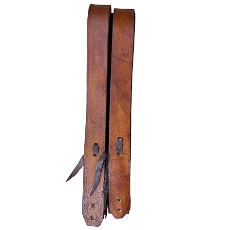 Par de Látegos de Couro Legítimo Para Arreios