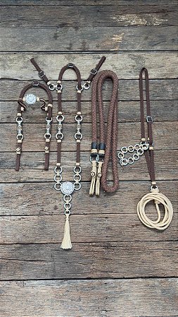 Traia de Frente - Marrom / Bege