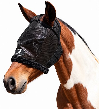 Máscara De Proteção Anti Moscas Para Cavalos TF