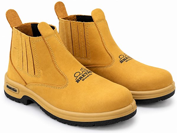 Botina Masculina Couro Bretão - Milho