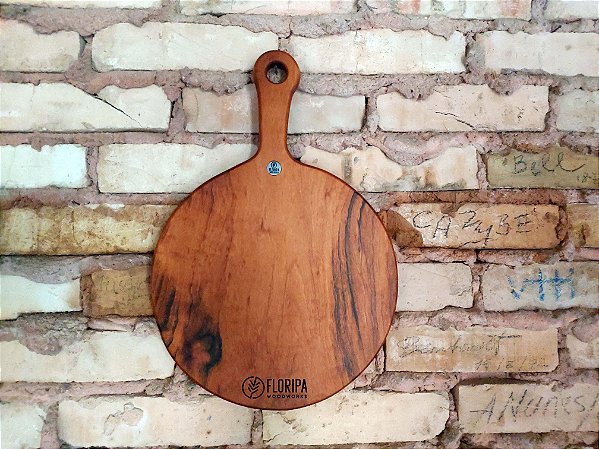 Tábua Madeira Rústica Pizza 32 CM