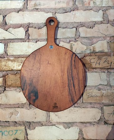 Tábua Madeira Rústica Pizza 24 CM