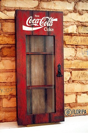 Mini Cristaleira Coca-Cola Vintage
