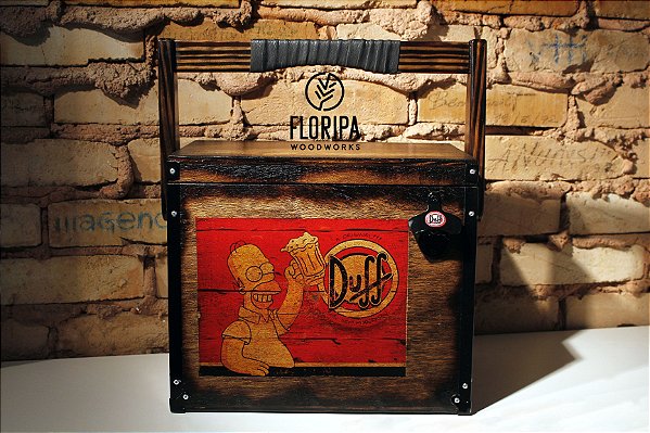 Cooler Personalizado de Madeira Duff 13 Litros