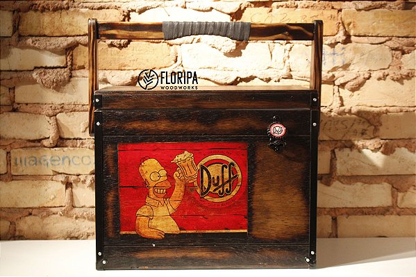 Cooler de Madeira Duff 21 Litros