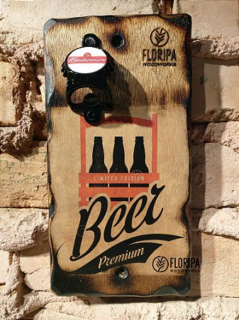 Abridor Magnético de garrafas para Parede Beer!