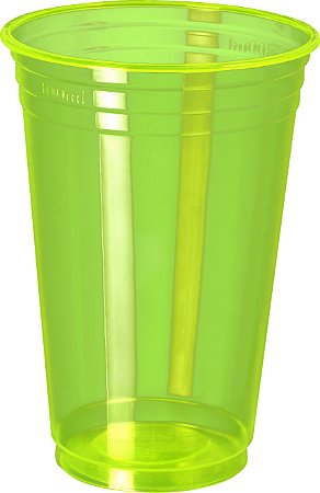 Neon Plastic Cups - 25 Pc.