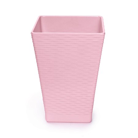 VASO QUADRADO ROSA CLARO - UN X 1