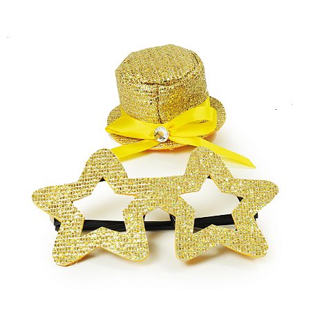 CONJUNTO DE ACESS ESTRELA AMARELO - UN X 1