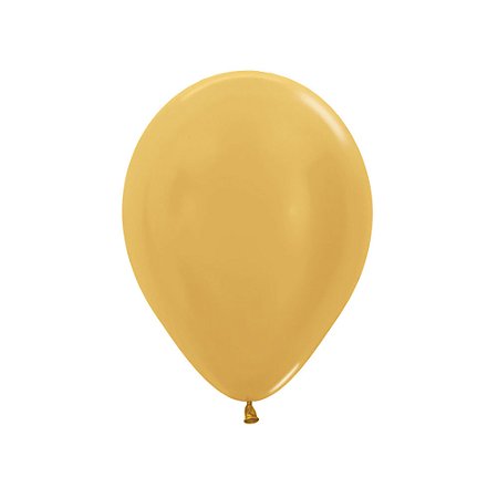 BALAO LATEX MET R5 DOURADO - UN X 1