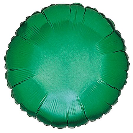 BALAO MET REDONDO 18 45CM VERDE - UN X 1