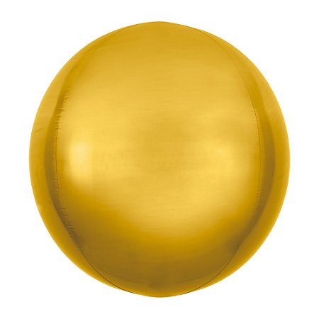 BALAO BOLHA METAL 18 45CM OURO - UN X 1