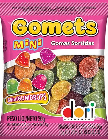 MINI GOMETS 20G SORTIDA - CT X 30