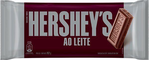 TAB 92G HERSHEYS CHOC AO LEITE - UN X 1