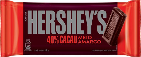 TAB 92G HERSHEYS MEIO/AMARGO - UN X 1