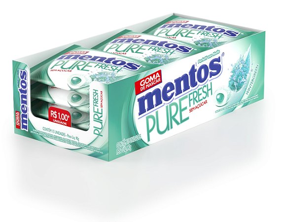 MENTOS 6G PURE FRESH WINTERGREEN - CT X 15