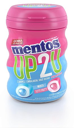 MENTOS 56G UP2U MINT/TUTTI FRUT - UN X 1