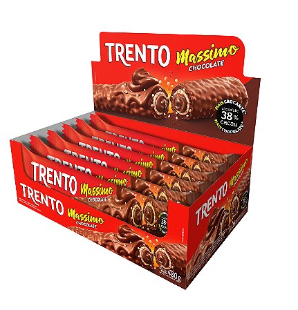 WAFER 30G TRENTO MASSIMO CHOCOLATE - CT X 16