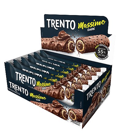 WAFER 30G TRENTO MASSIMO DARK - CT X 16