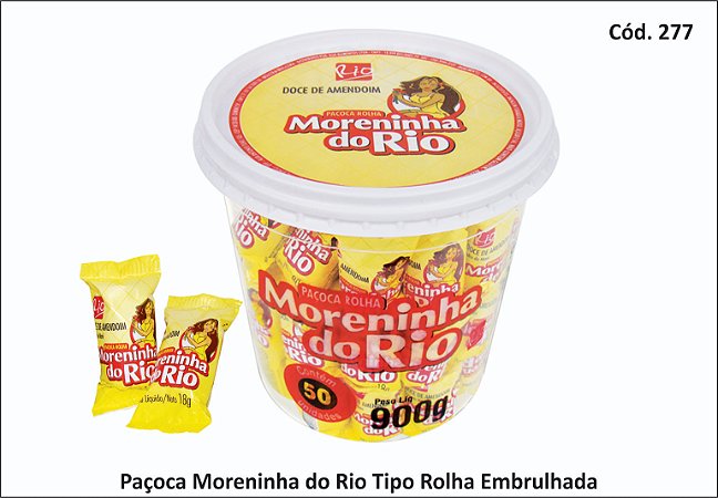 PACOCA 18 G ROLHA MORENINHA DO RIO - PO X 50