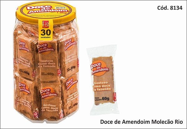 DOCE 60G AMENDOIM - PO X 30