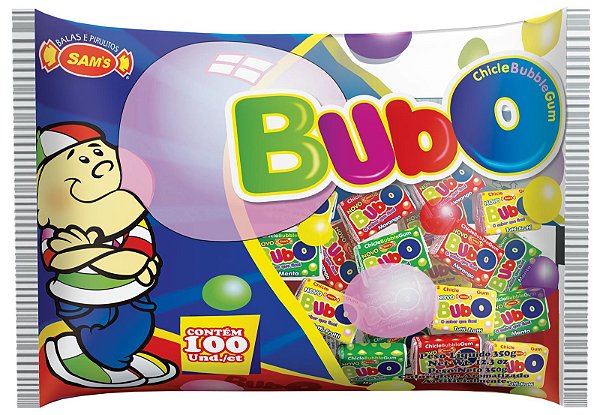 CHIC 350G BUB'O 3 SABORES - PC X 1