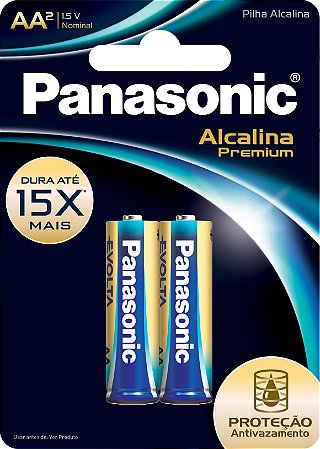 PILHA PAN ALC PREMIUM AA C/2 - CT X 1