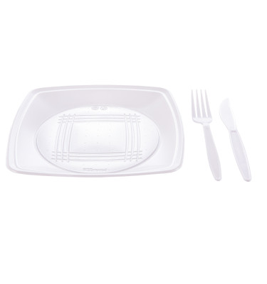 KIT CHURRASCO Q LINE C/10 BRANCO - PC X 1