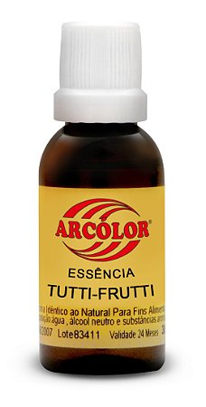 ESSENCIA 30ML ARCOLOR TUTI-FRUTTI - UN X 1