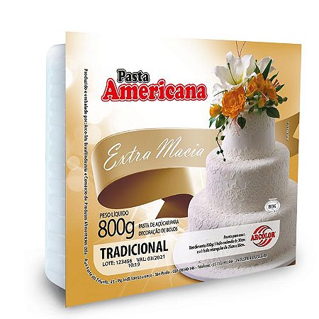 PASTA AMERICANA 800G ARCOLOR TRADICIONAL - UN X 1