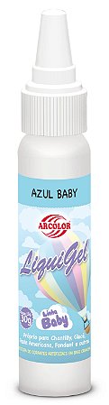 CORANTE LIQUIGEL 30G ARCOLOR AZUL BABY - UN X 1