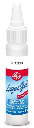 CORANTE LIQUIGEL 30G ARCOLOR BRANCO - UN X 1