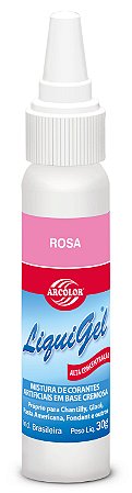 CORANTE LIQUIGEL 30G ARCOLOR ROSA BABY - UN X 1