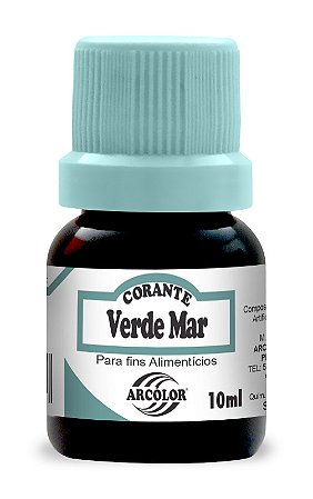 CORANTE 10ML ARCOLOR VERDE MAR - UN X 1