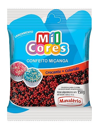 CONF 150G MICANGA N 0 PRETA/VERMELHA - PC X 1