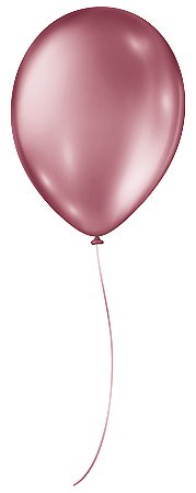 BALAO SR 9 METALLIC BALLOON C/25 ROSA - PC X 1