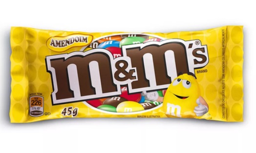 CHOC 45 G M&M'S AMENDOIM - CT X 18